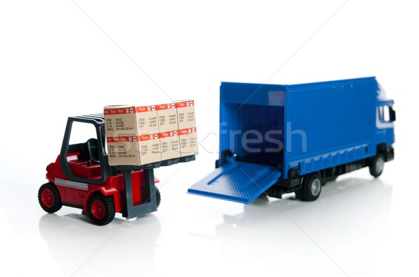 Caminhão brinquedos caixas internacional modelo Foto stock © simpson33