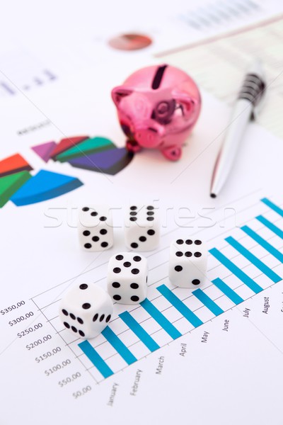 Saving money. Gambling concept Stock photo © simpson33