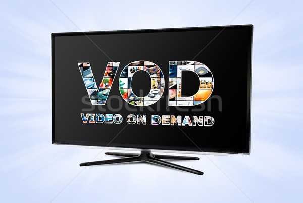 Video on demand VOD service on smart TV Stock photo © simpson33