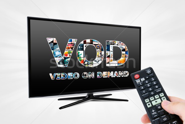 Stock photo: Video on demand VOD service on smart TV
