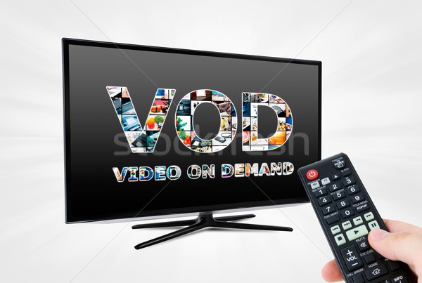 Video on demand VOD service on smart TV Stock photo © simpson33