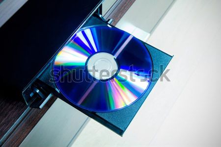 Blu-ray player with inserted disc Stock photo © simpson33