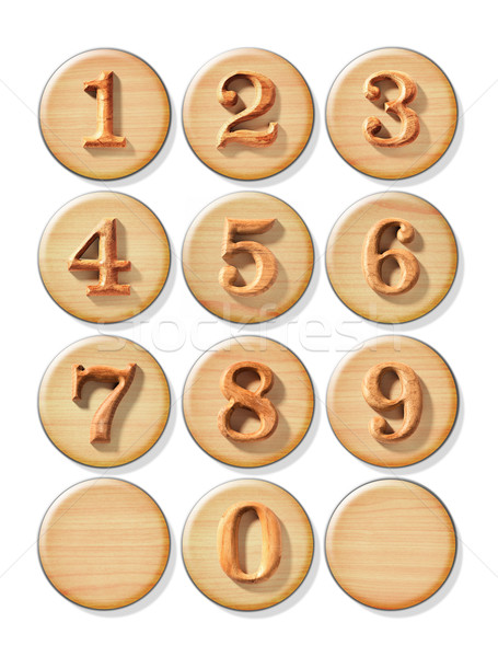 Numeric button Stock photo © sippakorn
