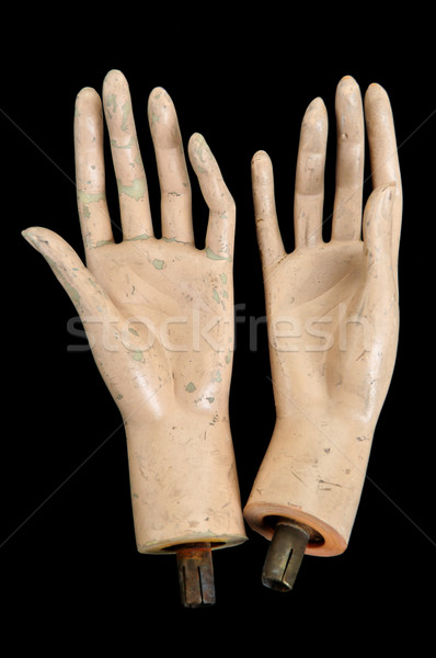 Ręce wyblakły plastikowe manekin lalek kobieta Zdjęcia stock © sirylok