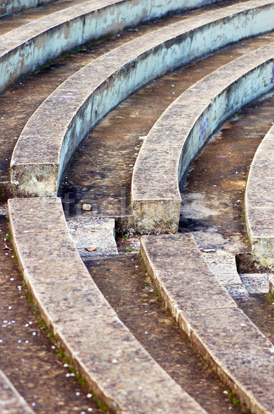 Stock foto: Leer · Amphitheater · Stein · Muster · abstrakten · Textur