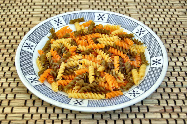 raw fusilli pasta Stock photo © sirylok