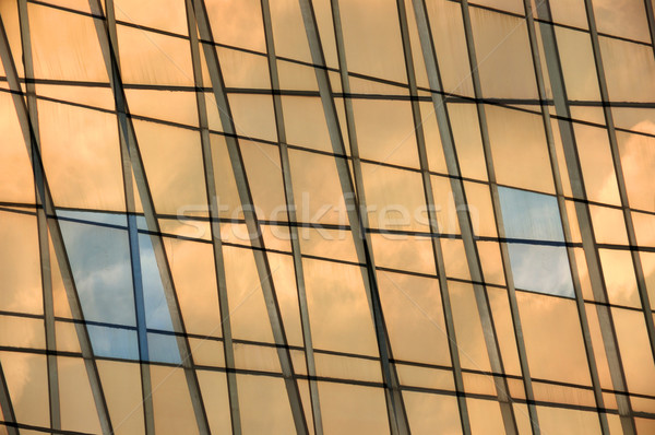 glass panel facade windows background Stock photo © sirylok