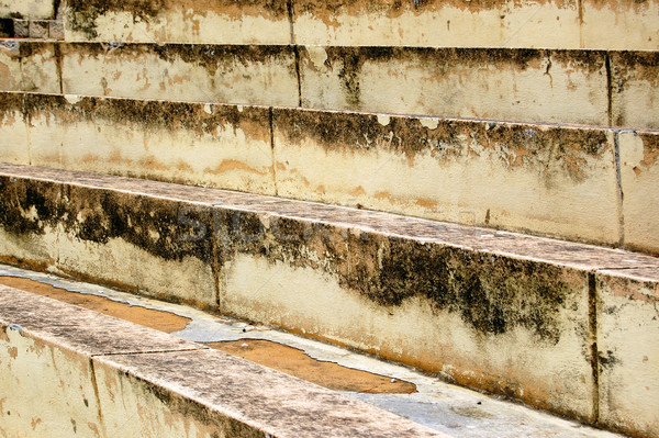 Amphitheater Stein Treppe verwitterten Schritte Textur Stock foto © sirylok