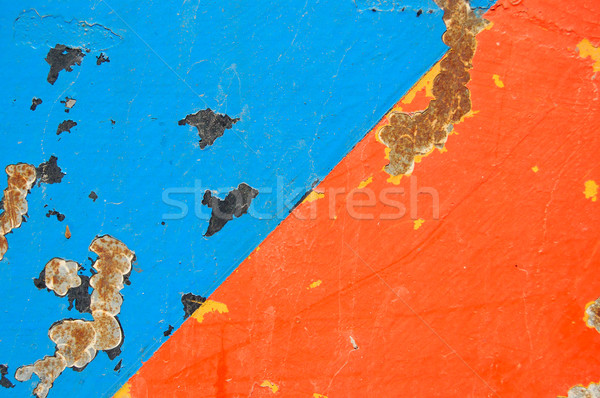 Fém felület ipari textúra részlet festék rozsda Stock fotó © sirylok