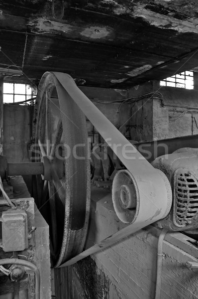 belt driven machinery in abandoned factory Stock photo © sirylok