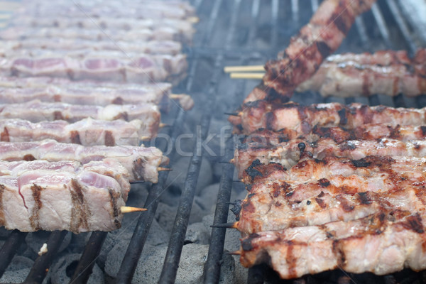 souvlaki meat skewers Stock photo © sirylok