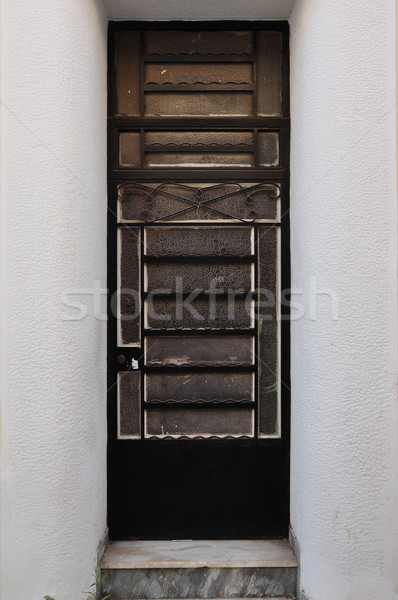 metal door frame pattern Stock photo © sirylok