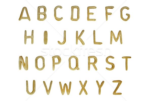 pasta alphabet font Stock photo © sirylok