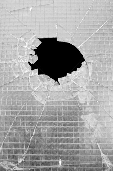 smashed window Stock photo © sirylok