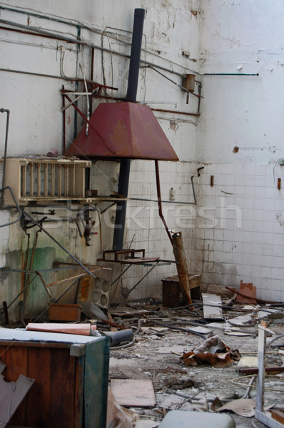 Stock photo: factory decayed industrial interior