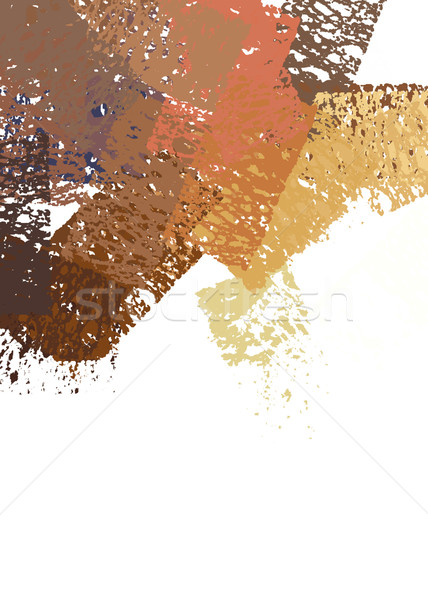Szczotki farby streszczenie komputera wygenerowany ilustracja Zdjęcia stock © sirylok