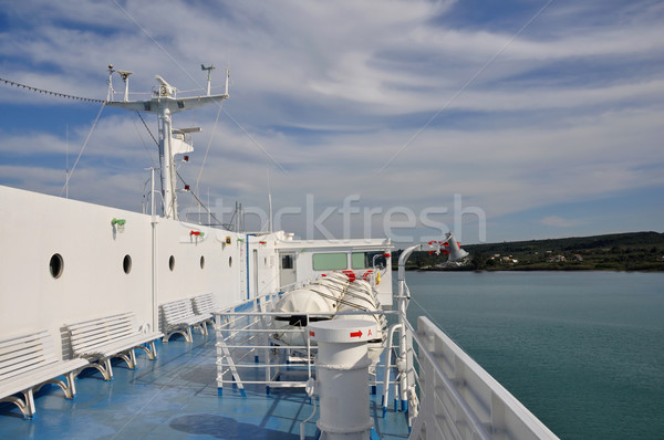 ship deck horizon Stock photo © sirylok