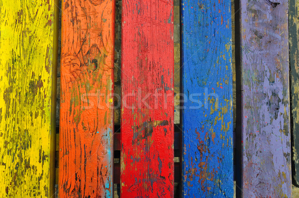 chipped paint wood texture Stock photo © sirylok