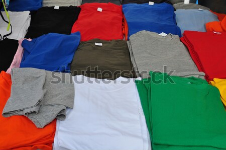 colorful short sleeve t-shirts Stock photo © sirylok