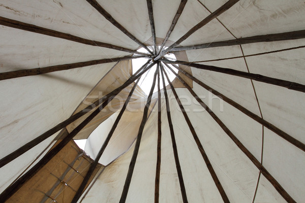 Inside a teepee Stock photo © skylight
