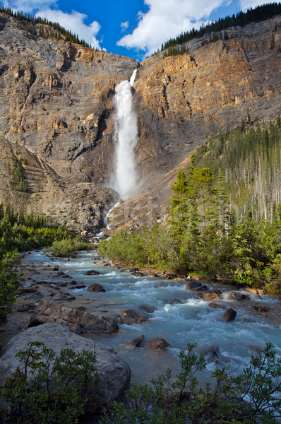 Parque hermosa montanas Canadá agua árbol Foto stock © skylight