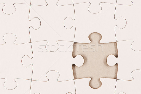 Plain White Jigsaw Puzzle 2 Stock photo © SLP_London