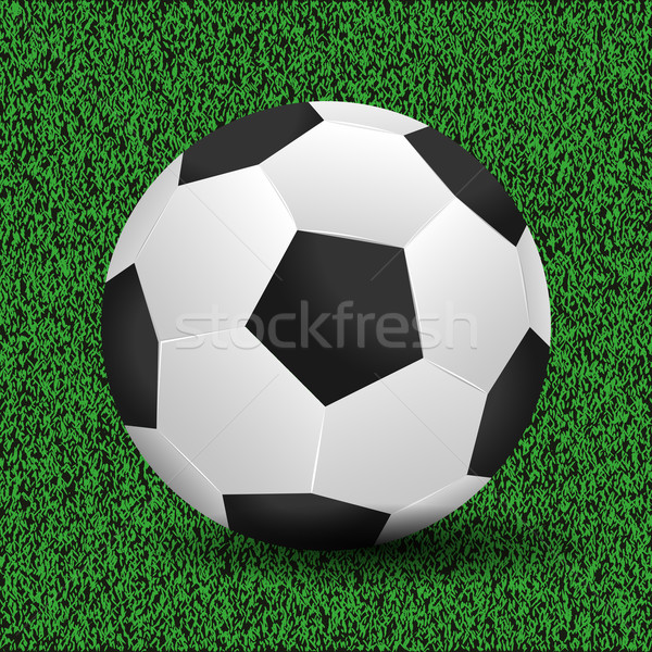 Futebol projeto futebol verão preto couro Foto stock © smarques27