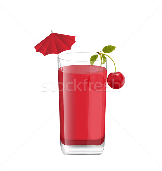 Stock photo: Juice in Glass