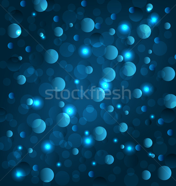 Stock photo: Abstract dusk background with bokeh effect