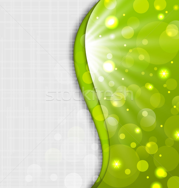 Abstract green background with bokeh effect Stock photo © smeagorl