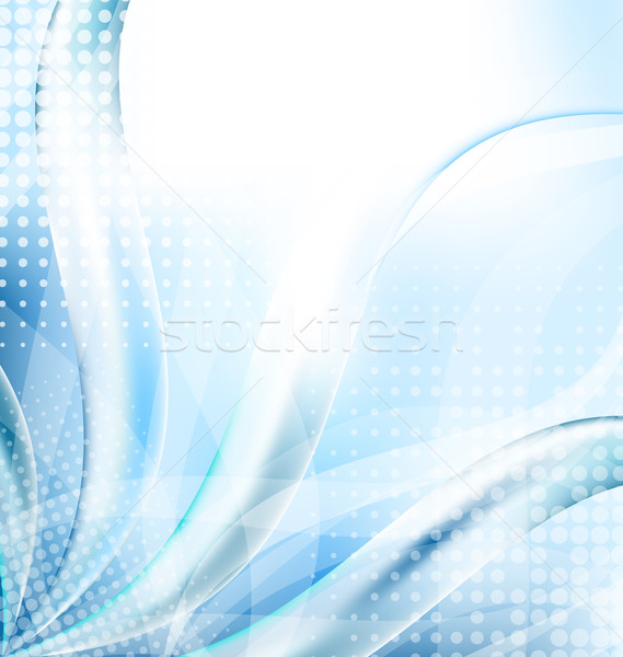 Abstract Blauw techno illustratie business water Stockfoto © smeagorl