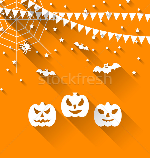  Halloween Paper Background Stock photo © smeagorl