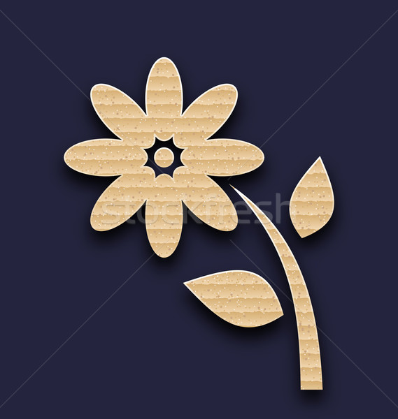 Carton paper flower, handmade background  Stock photo © smeagorl