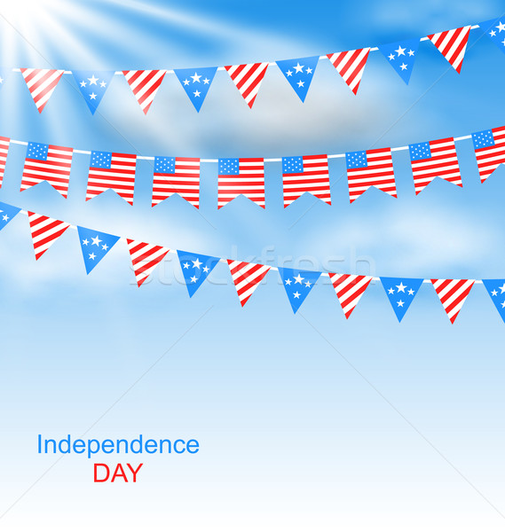 Bunting Flags Pennants Stock photo © smeagorl