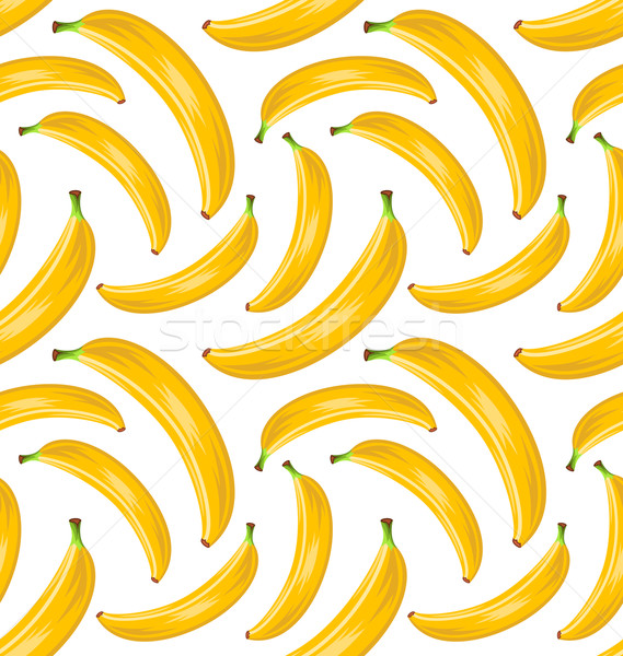 ストックフォト: シームレス · スタイリッシュ · パターン · バナナ · フルーツ