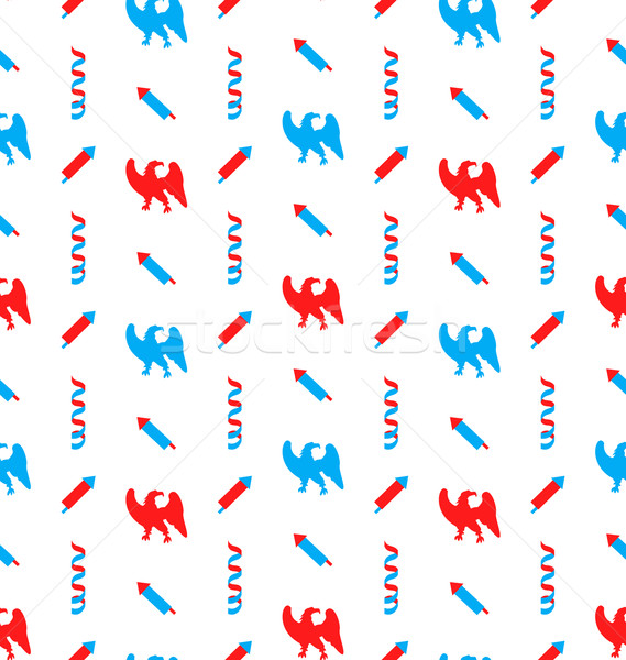 Seamless Pattern with Traditional Elements Stock photo © smeagorl