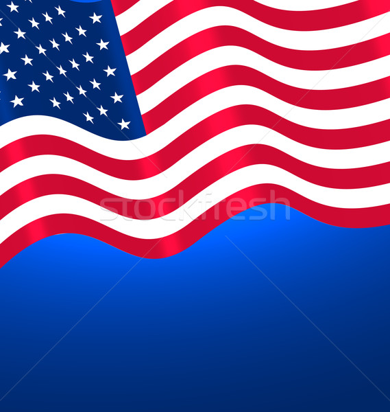 Flags USA Waving  Stock photo © smeagorl