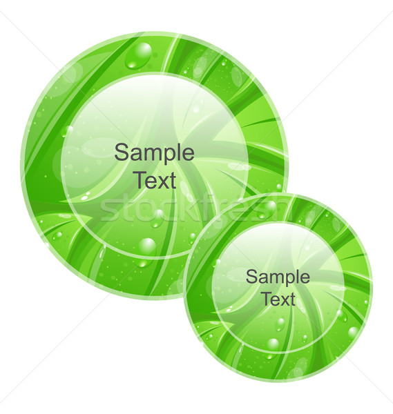 Stock fotó: Környezetbarát · ikonok · web · design · levelek · textúra · illusztráció