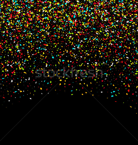 Színes robbanás konfetti illusztráció absztrakt szemcsés Stock fotó © smeagorl