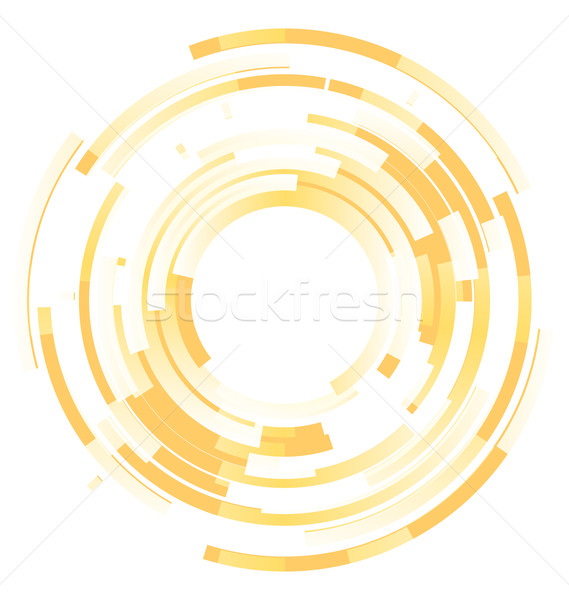 Blended elements striped cut from circles Stock photo © smeagorl