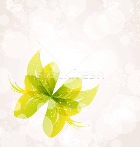 [[stock_photo]]: Résumé · vert · papillon · design · célébration · carte
