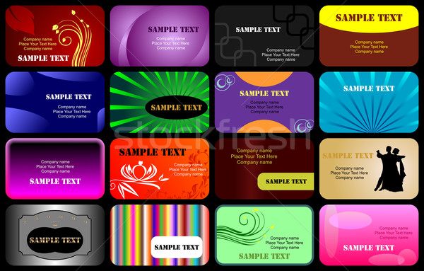 Various business cards Stock photo © smeagorl