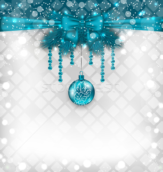Christmas traditioneel communie illustratie boom ontwerp Stockfoto © smeagorl