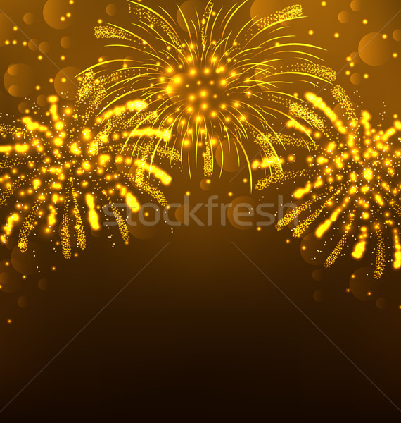 Feuerwerk Urlaub Illustration Feuer Hintergrund Stock foto © smeagorl