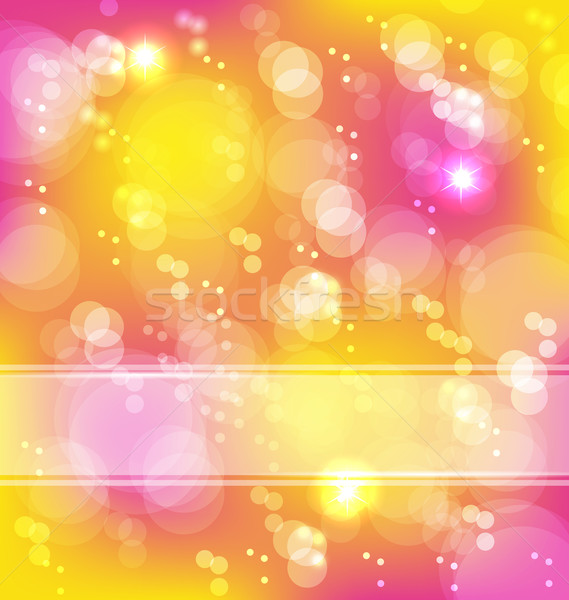 Abstract background with bokeh effect Stock photo © smeagorl