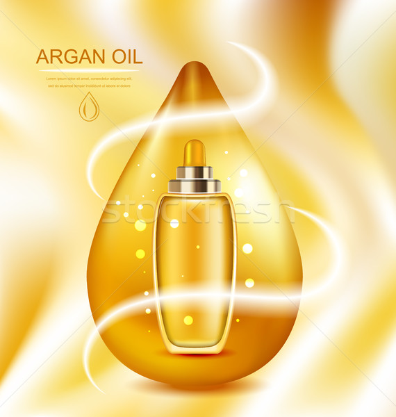 Cosmetic Product with Argan Oil, Wellness Complex Stock photo © smeagorl