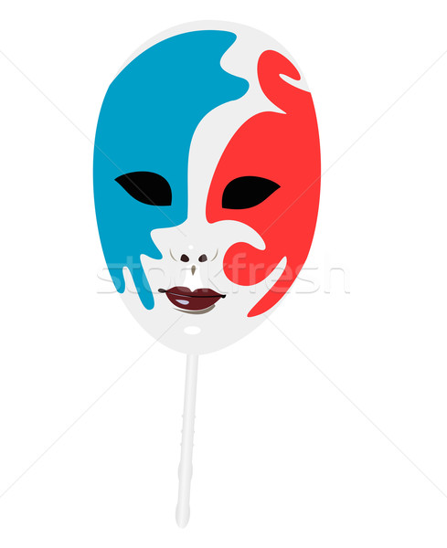 Realistic illustration of carnivals mask Stock photo © smeagorl