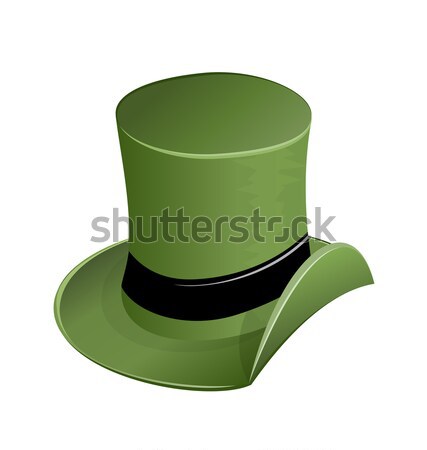 Green hat in st Patricks Day Stock photo © smeagorl