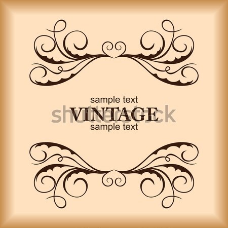 Vintage grunge template Stock photo © smeagorl