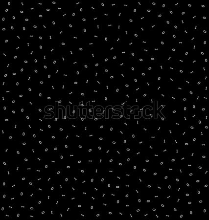 Sem costura dígito binário padrão buraco negro Foto stock © smeagorl